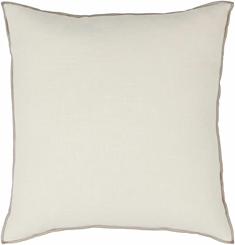 Tobin Beige Throw Pillow