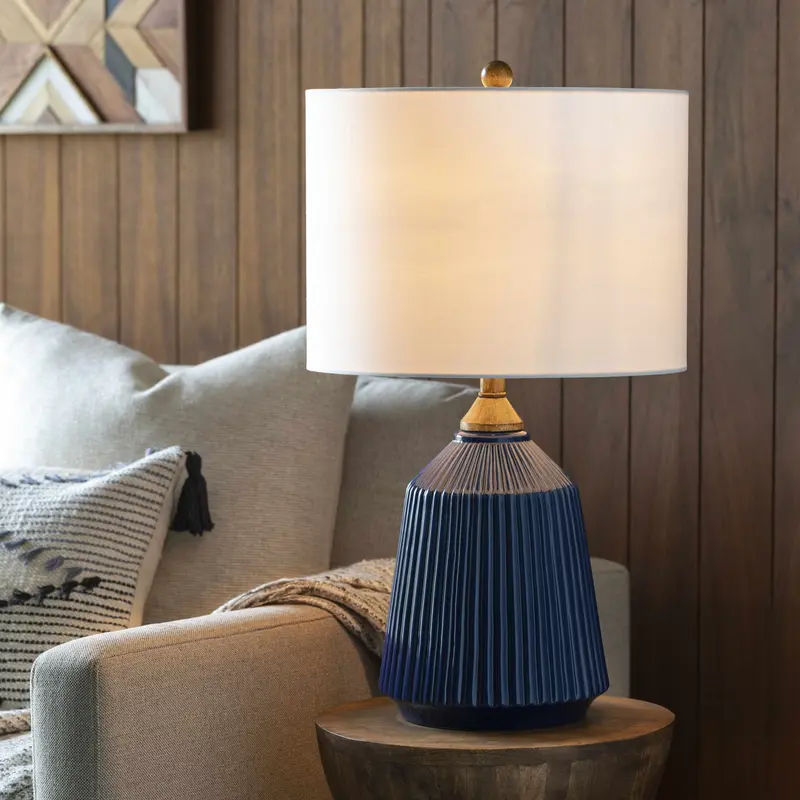 Tramutola Blue Contemporary Table Lamp