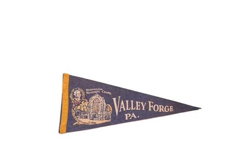 Valley Forge PA Felt Flag
