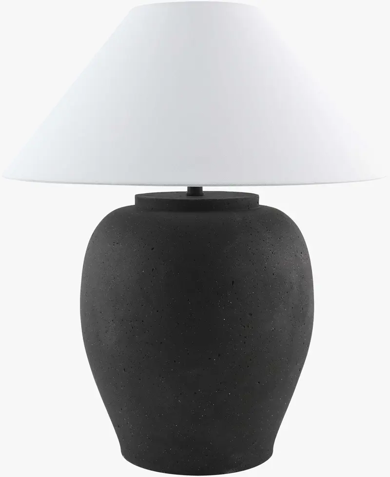 Venturada Black & White Table Lamp
