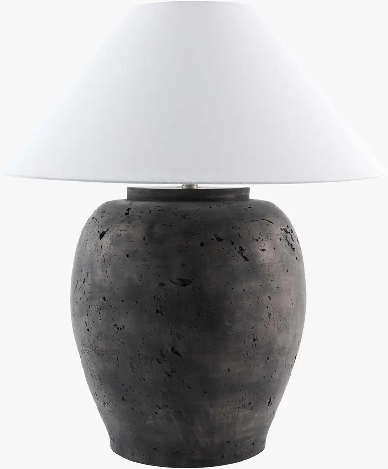 Venturada Gray & White Table Lamp