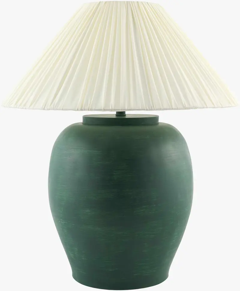 Venturada Green Table Lamp