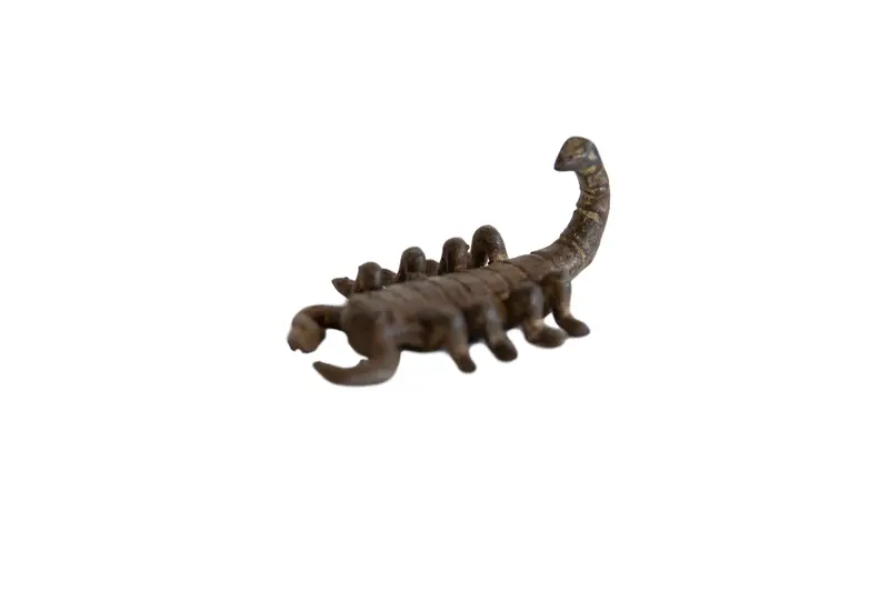 Vintage African Dark Bronze Scorpion