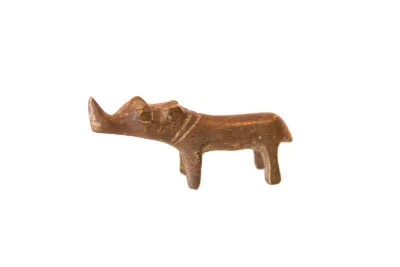 Vintage African Mini Copper Rhino