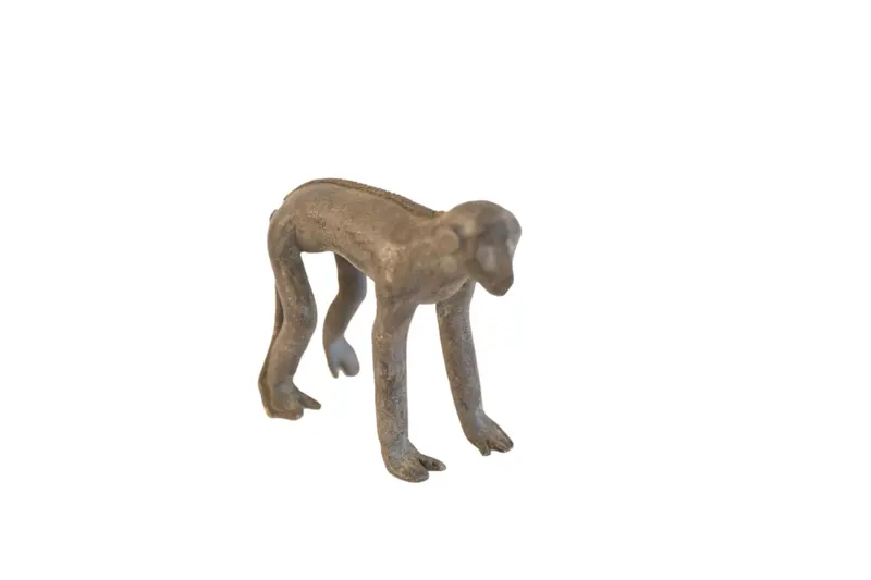 Vintage African Monkey Figurine