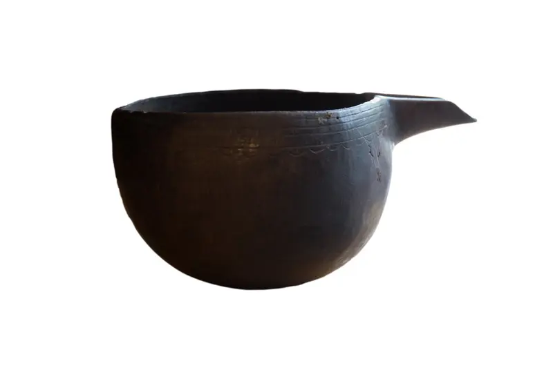 Vintage African Wooden Pitcher