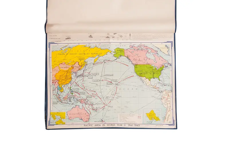 Vintage Denoyer Geppert Map