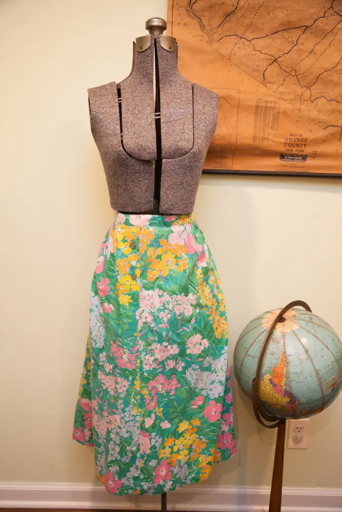 Vintage Herman Geist Spring Summer Skirt