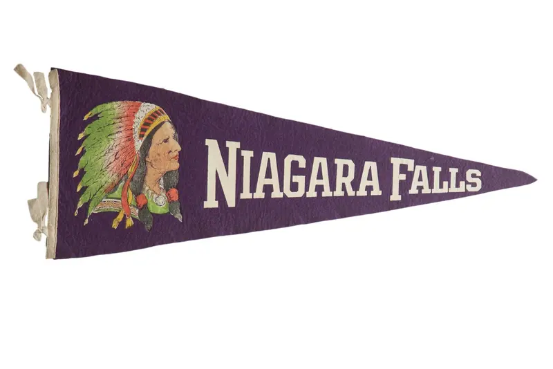 Vintage Niagara Falls Felt Flag Pennant