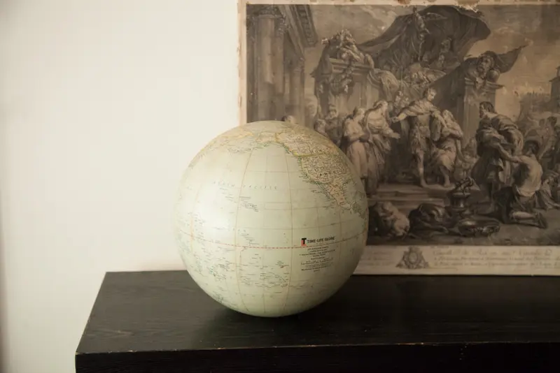 Vintage Repologie Light Blue Globe
