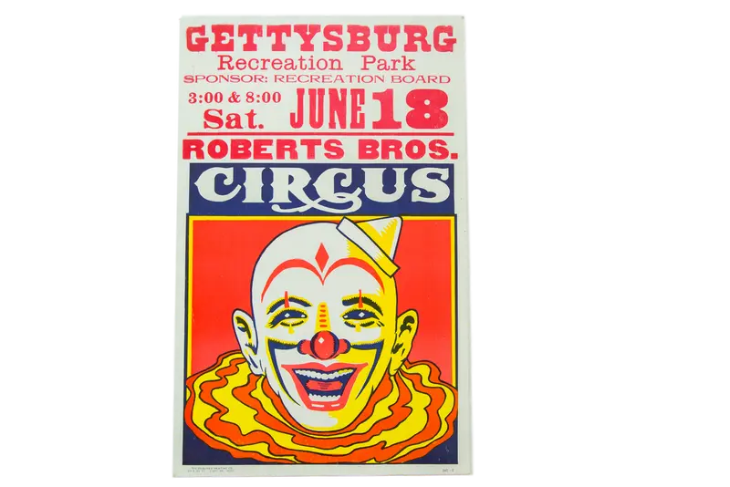 Vintage Roberts Bros Circus Poster