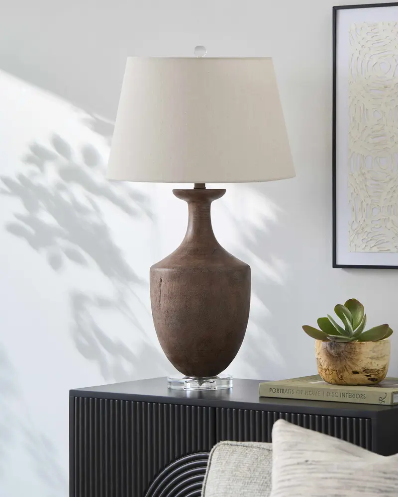 Volturino Dark Brown Table Lamp