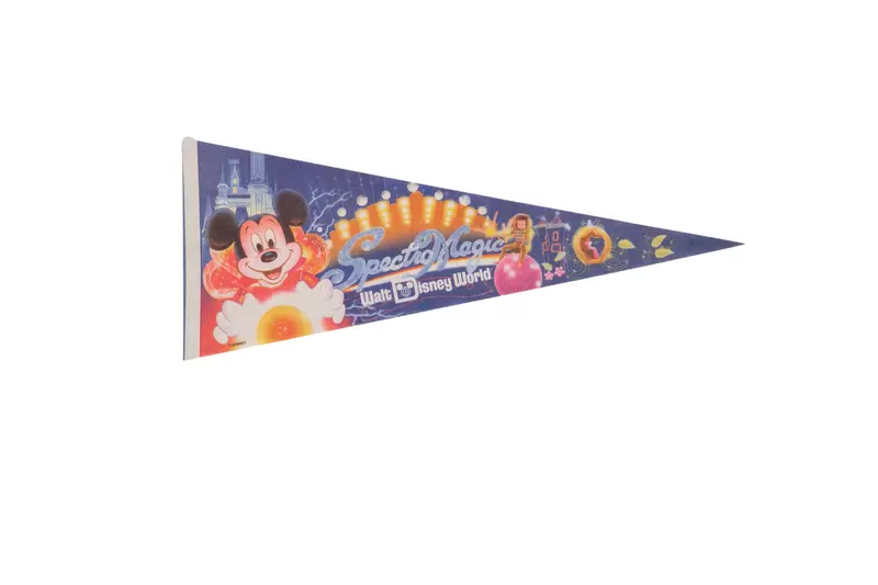 Walt Disney World Spectro Magic Felt Flag Pennant