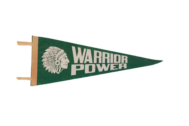 Warrior Power Felt Flag Pennant