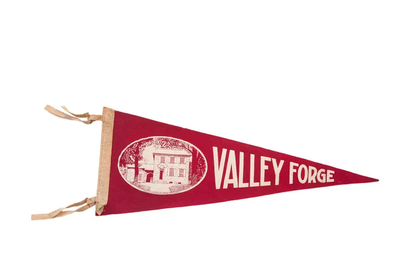 Washington Headquarters Valley Forge Felt Flag