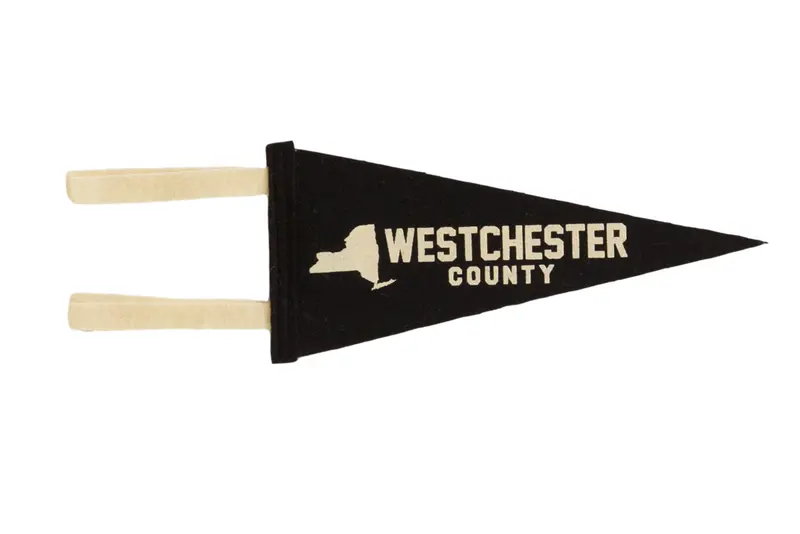 Westchester County Black Felt Pennant