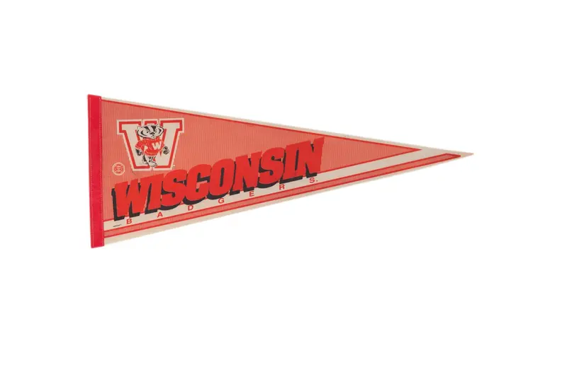 Wisconsin Badgers Felt Flag Pennant