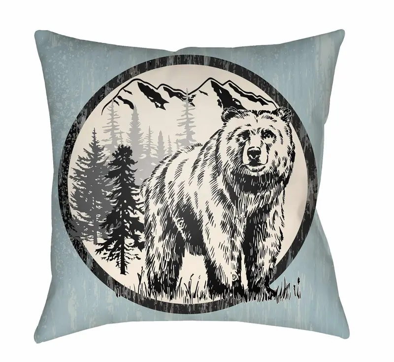 Wolfdale Outdoor Throw Pillow