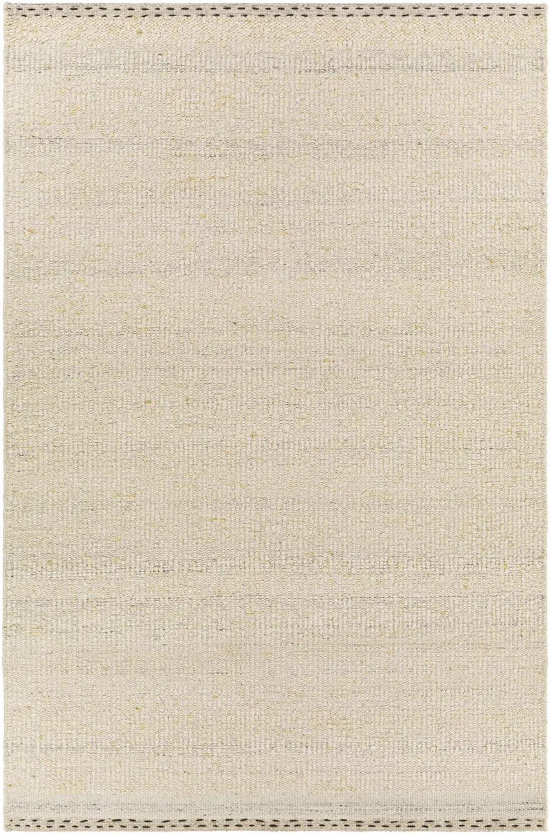 Yaniklar Cream Flat Woven Wool Rug