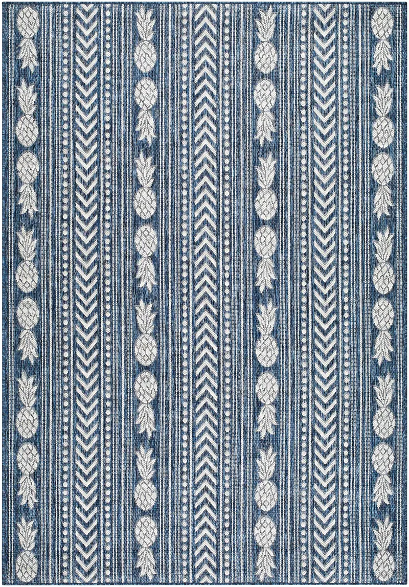 Zaida Blue Outdoor Area Rug