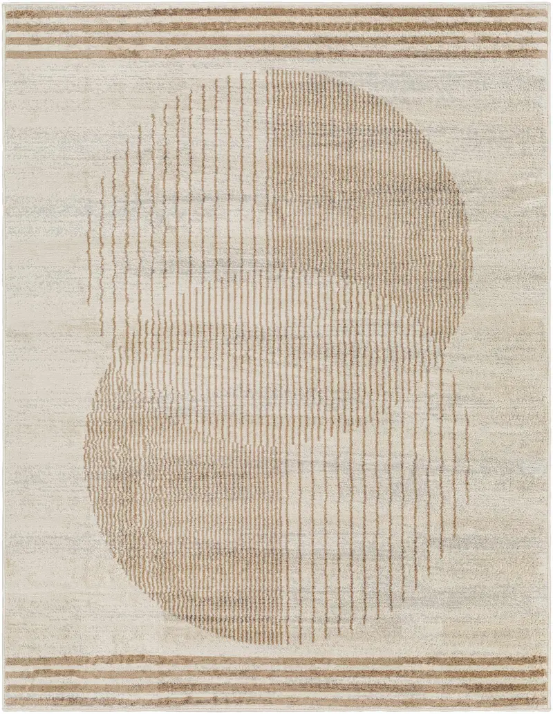Zeke Geometric Nutmeg Rug - Clearance