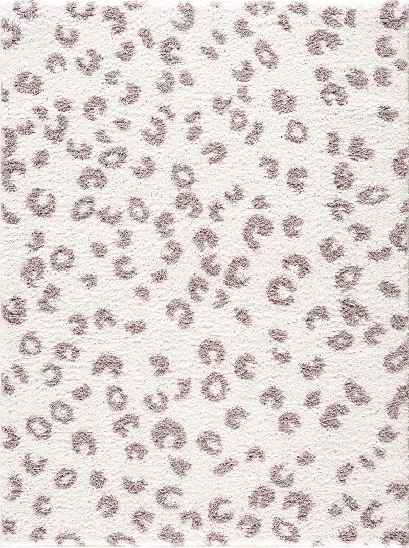 Zhen Pink Spots Leopard Rug - Clearance
