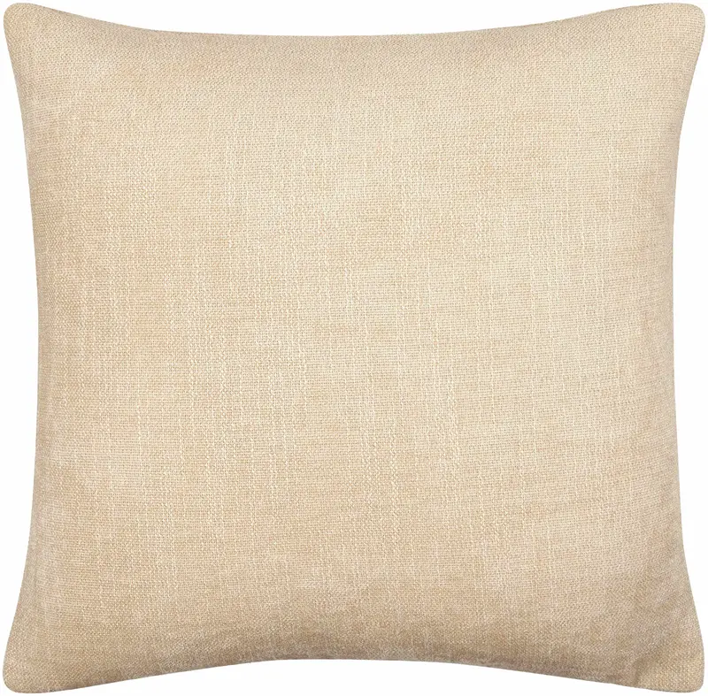 Zihna Beige Throw Pillow - Clearance